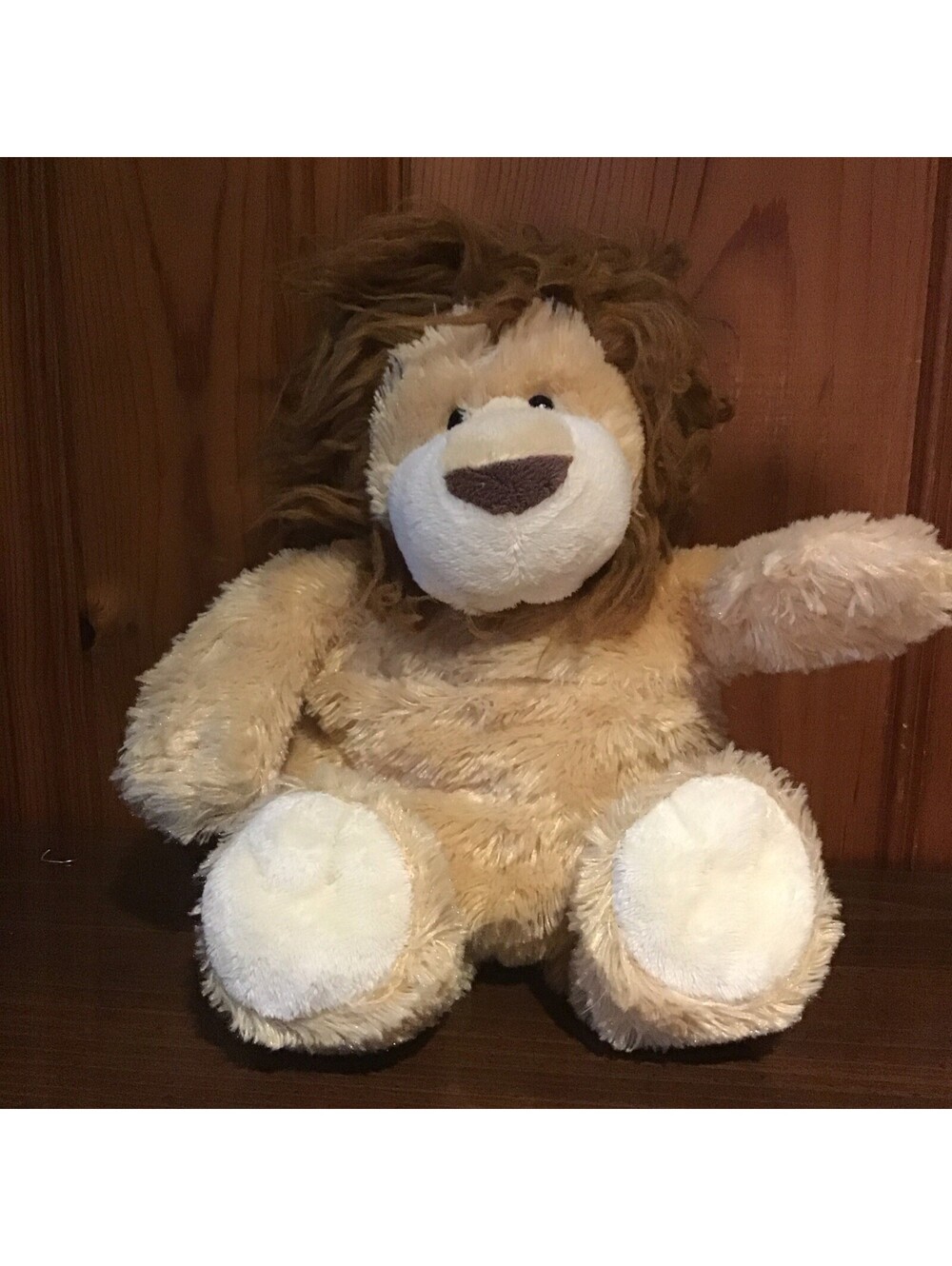 Aroma Home Cuddly Hottie Lion Plush 12" Missing Microwavable Heat Pack Shell